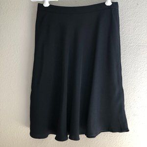 Vintage NINA K Chiffon Skirt Women’s size 4 Black Dark Romantic